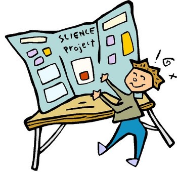 4-H Science exhibits cartoon